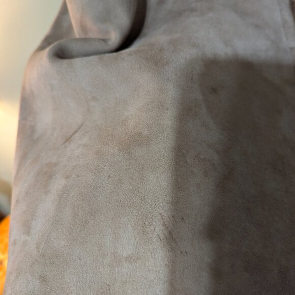 Sills by Bonnie Cashin Coat - Tan Suede with Buckles, Faux Fur sold as is - Picture 10 of 11